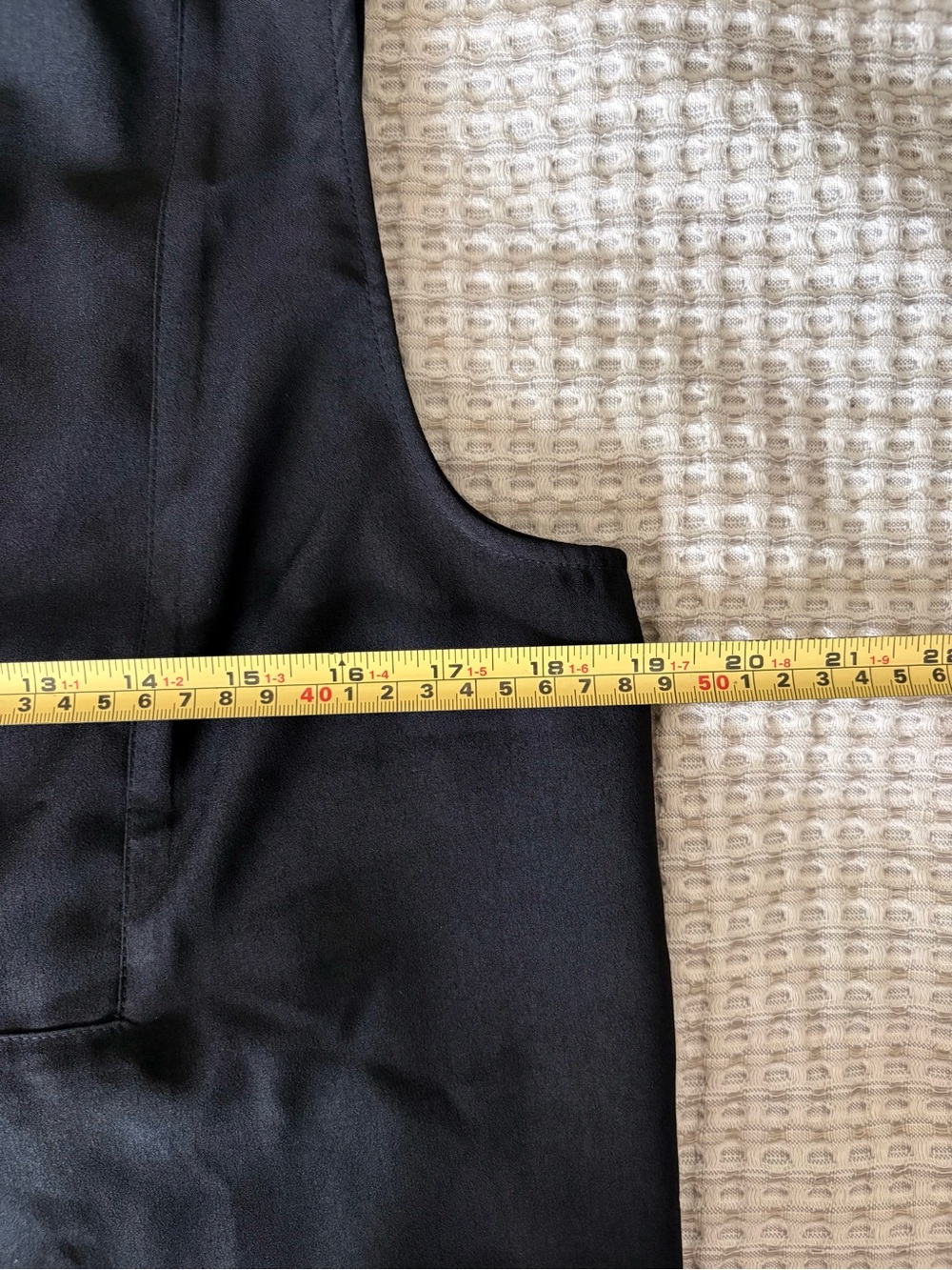 J. Crew Black Sleeveless Ruffle-Trim Button Placket Top Sz6 NWT - Picture 7 of 8
